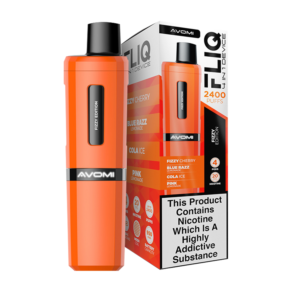 Avomi Fliq 4in1 Vape Kit | Up to 2400 Puffs Ecigwizard Avomi Fliq 4in1 Vape Kit | Up to 2400 Puffs Ecigwizard