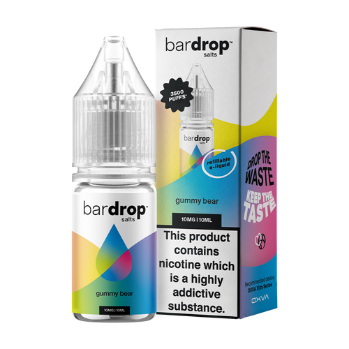 bar drop box bottle gummy bear