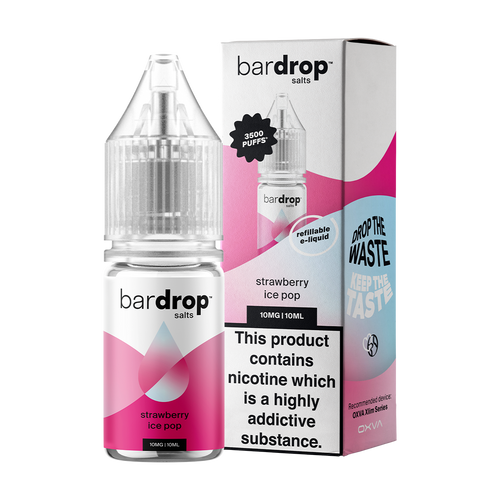 bar drop box bottle strawberry ice pop
