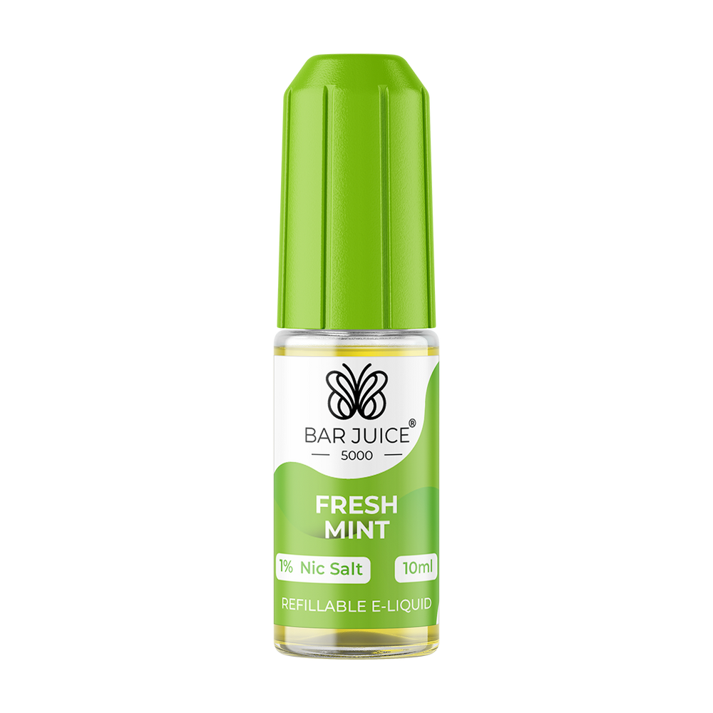 refreshing mint vape juice Fresh Mint Nic Salt by Bar Juice 5000 refreshing mint vape juice Fresh Mint Nic Salt by Bar Juice 5000