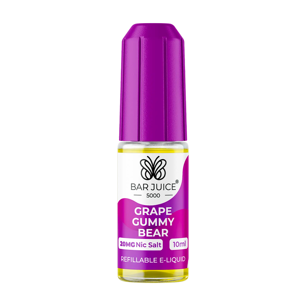 Grape Gummy Bear Nic Salt by Bar Juice 5000 Ecigwizard Grape Gummy Bear Nic Salt by Bar Juice 5000 Ecigwizard