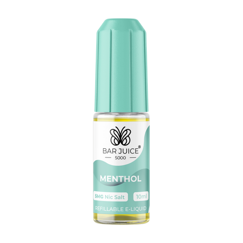 bar juice 5000 menthol 10ml 5mg