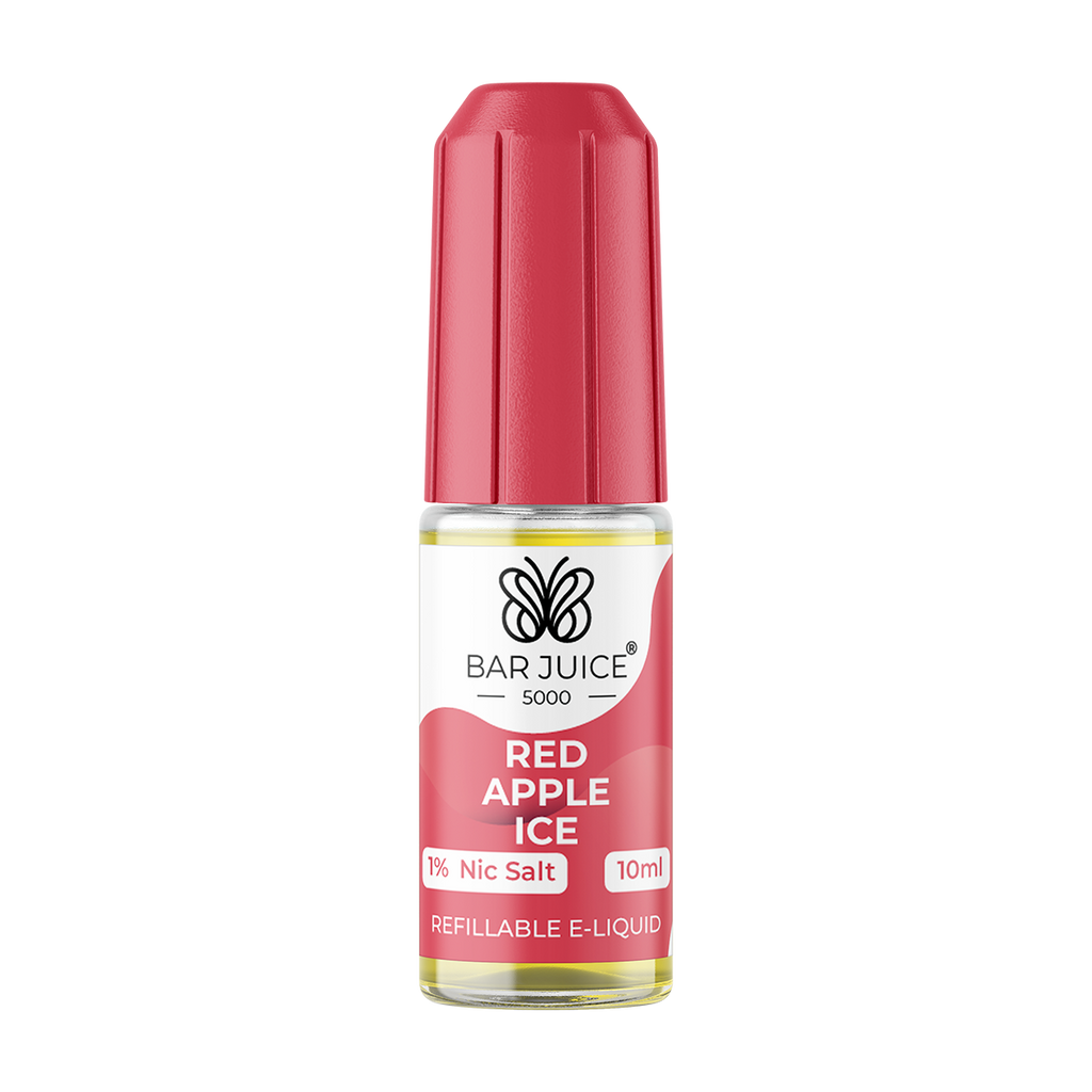 Red Apple Ice Nic Salt by Bar Juice 5000 | Fruity E Liquid Ecigwizard Red Apple Ice Nic Salt by Bar Juice 5000 | Fruity E Liquid Ecigwizard