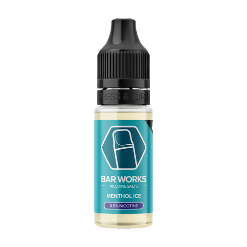 bar works nic salts menthol ice 5mg 10ml