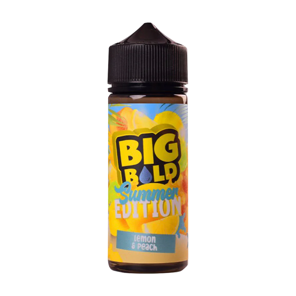 big bold 100ml shortfills lemon peach