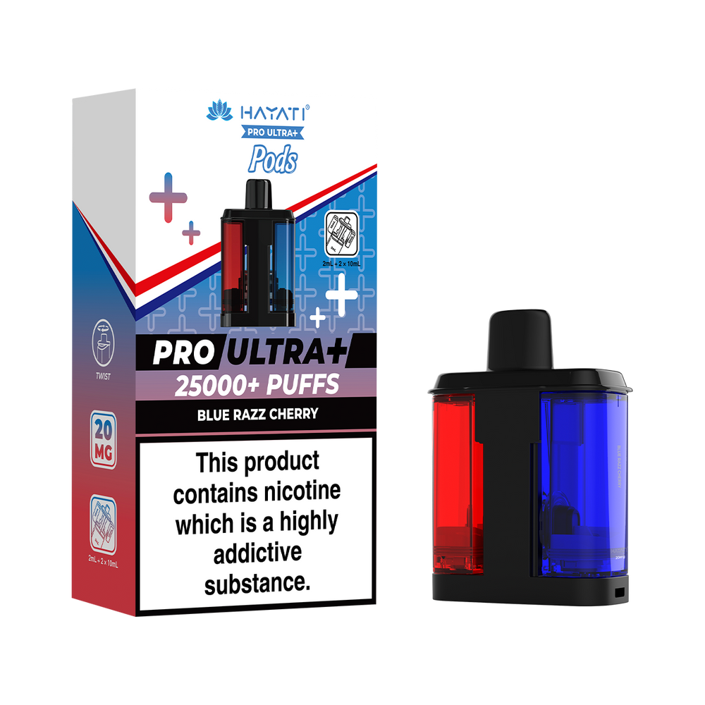 Hayati pro ultra Plus Pods Blue Razz Cherry