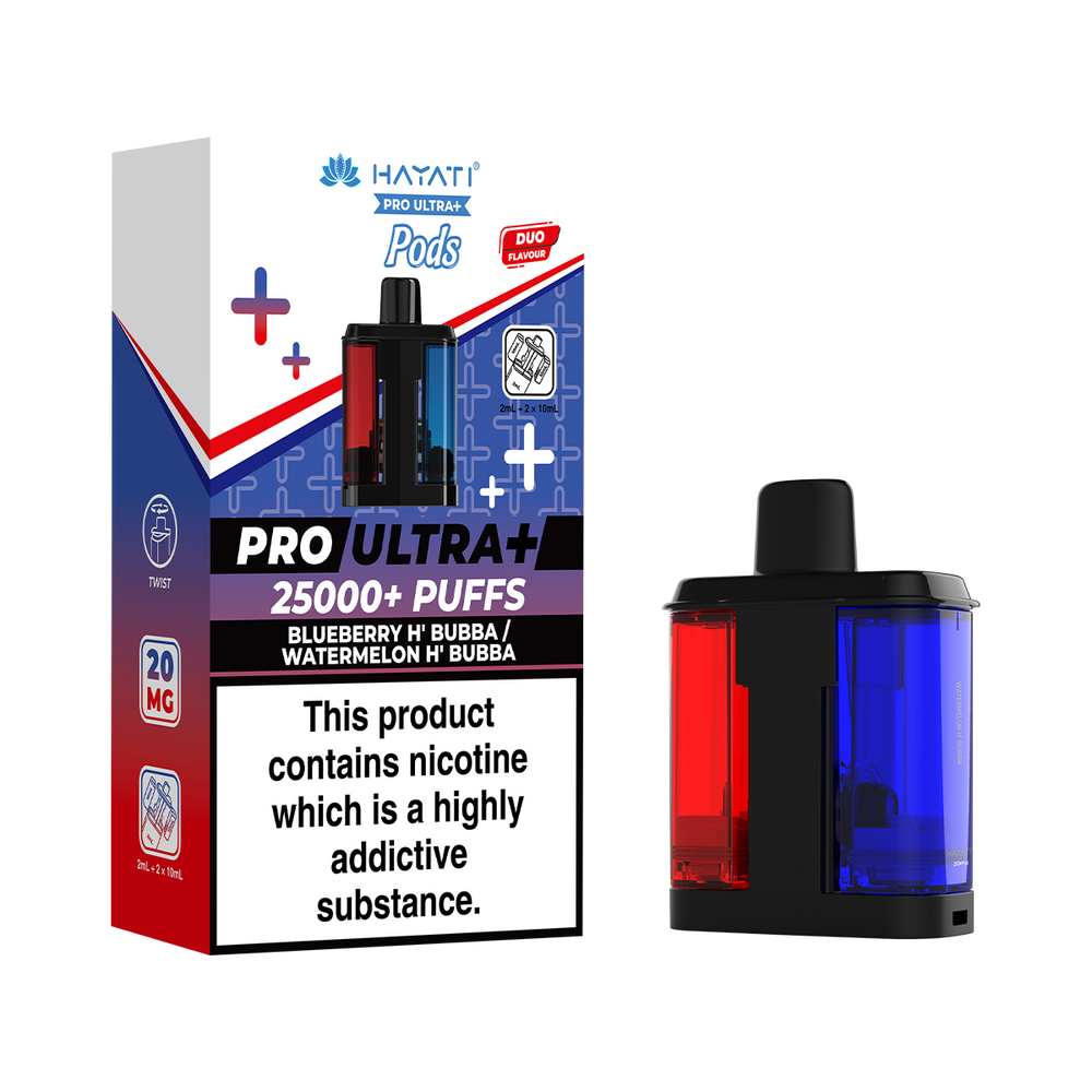 Hayati pro ultra Plus Pods Blueberry Hbubba Watermelon Hbubba
