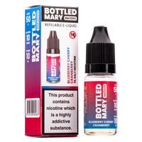 bottled mary bm3000 blueberry cherry cranberry nic salt bottled mary box bottle