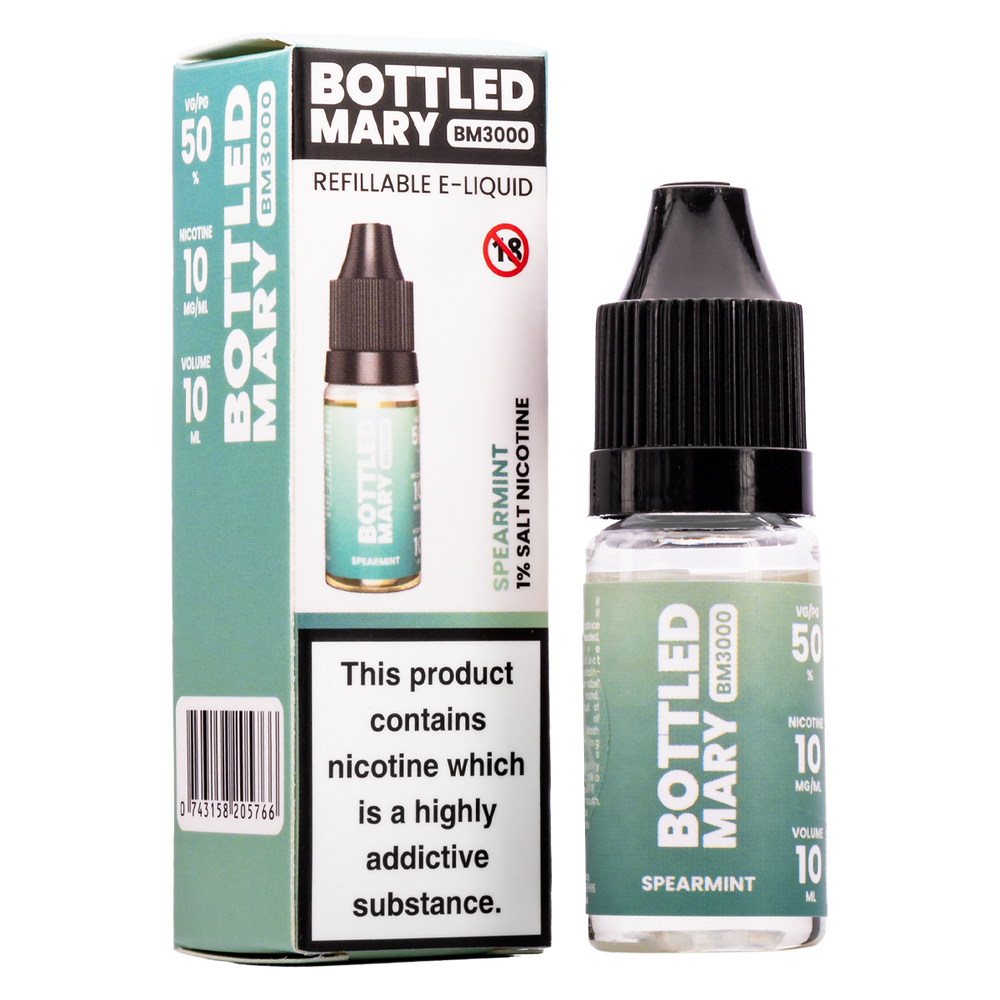 smooth spearmint vape flavor Spearmint by Bottled Mary – Ecigwizard