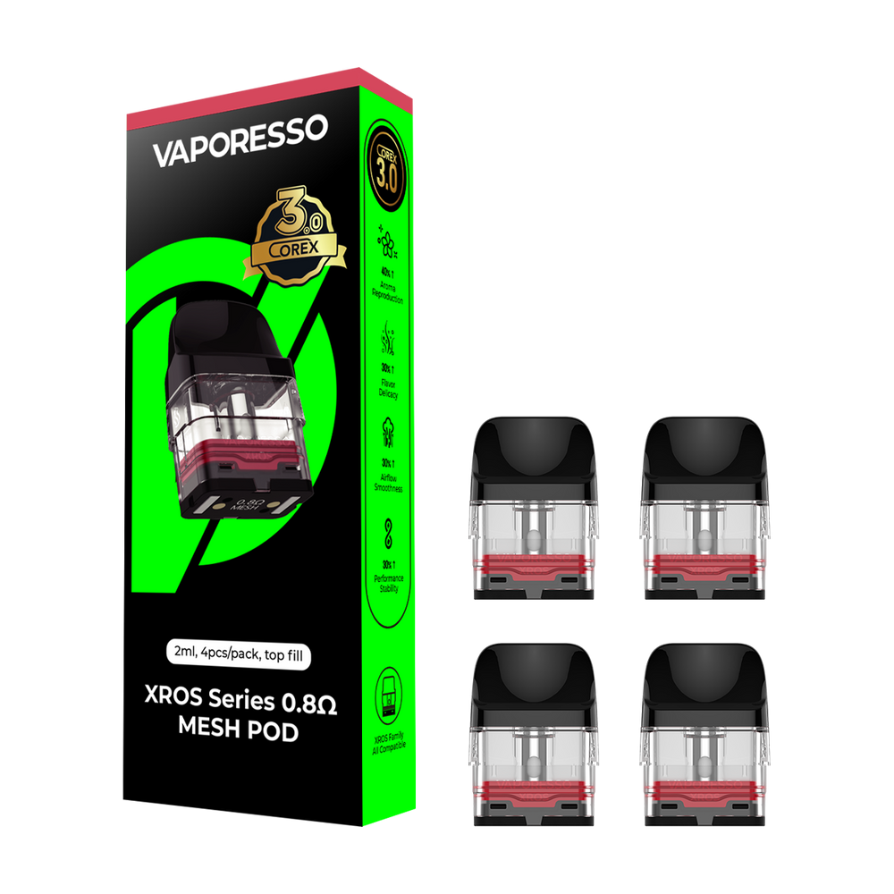 Vaporesso Xros Corex 3.0 Pods | 2ml Refillable Pods Ecigwizard Vaporesso Xros Corex 3.0 Pods | 2ml Refillable Pods Ecigwizard