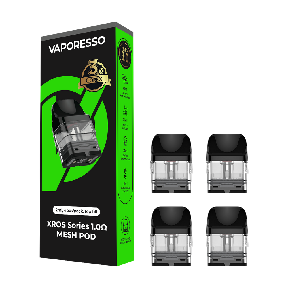 Vaporesso Xros Corex 3.0 Pods | 2ml Refillable Pods Ecigwizard Vaporesso Xros Corex 3.0 Pods | 2ml Refillable Pods Ecigwizard