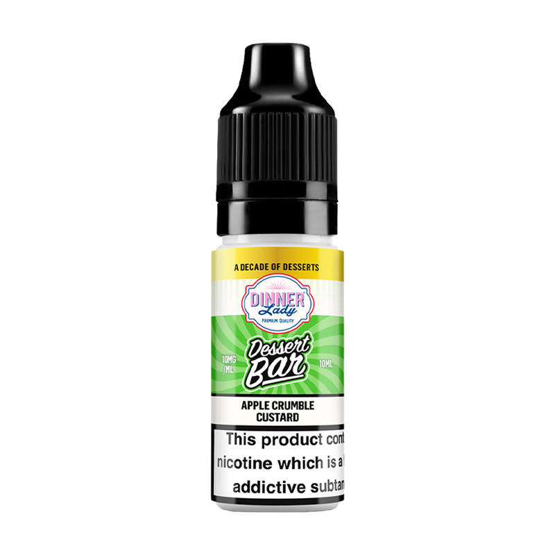 dinner lady bar salts desserts apple crumble custard 10ml