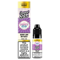 dinner lady bar salts desserts berry jam on toast 10ml