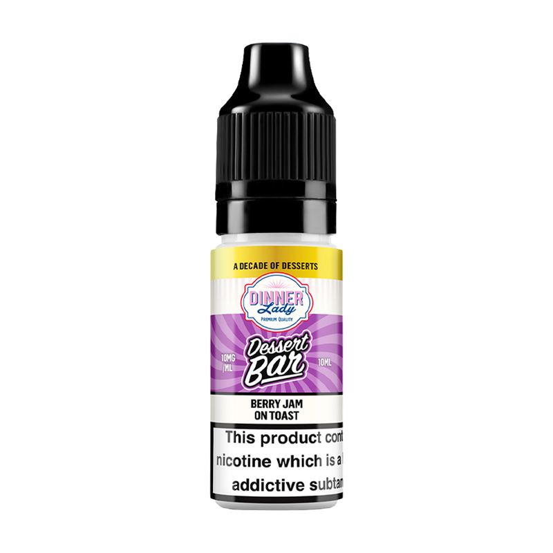 dinner lady bar salts desserts berry jam on toast 10ml