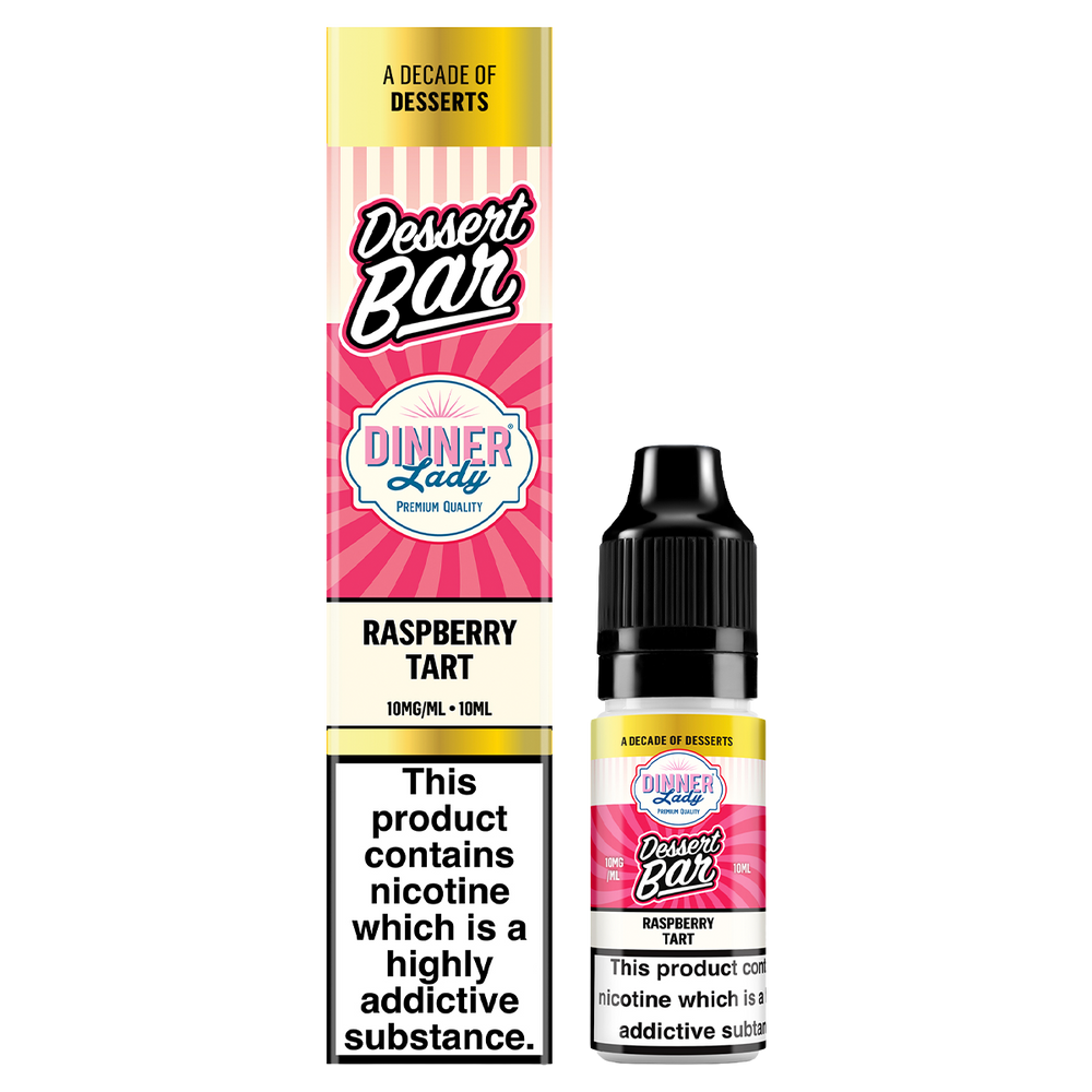 dinner lady bar salts desserts raspberry tart 10ml