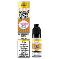 dinner lady bar salts desserts salted caramel waffle 10ml