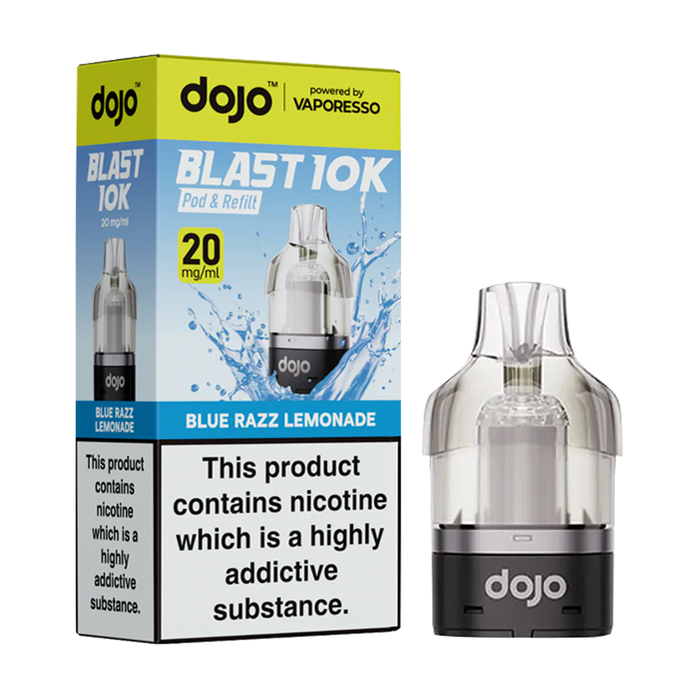 dojo blast 10k refill blue razz lemonade