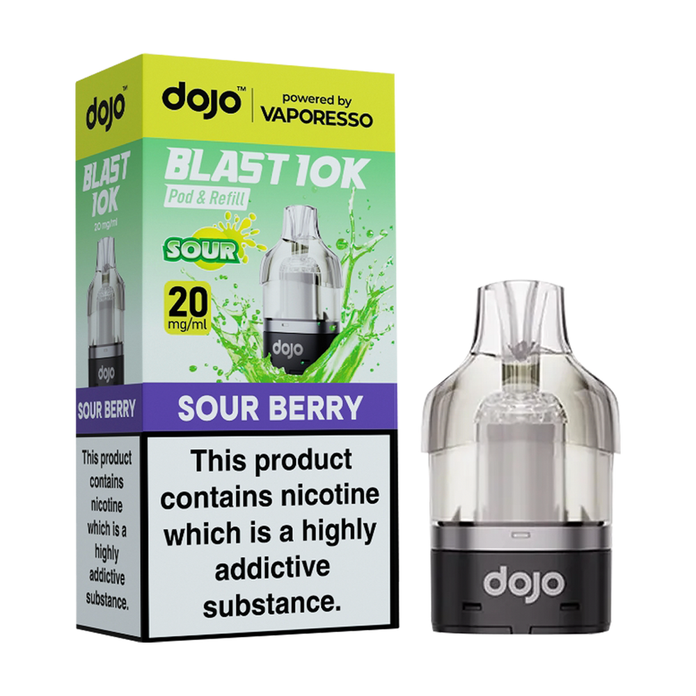 dojo blast 10k refill sour berry