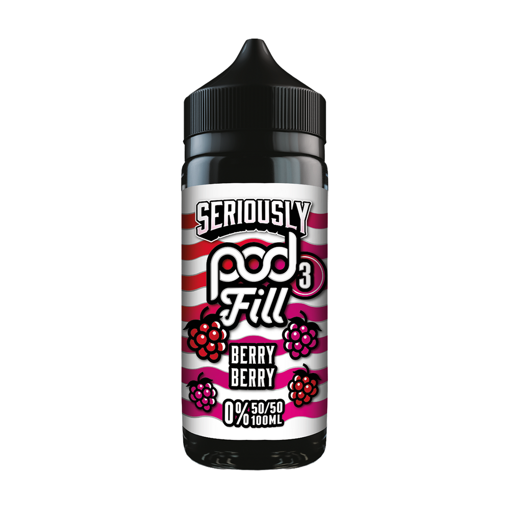 doozy 100ml seriously pod fill 3 berry berry