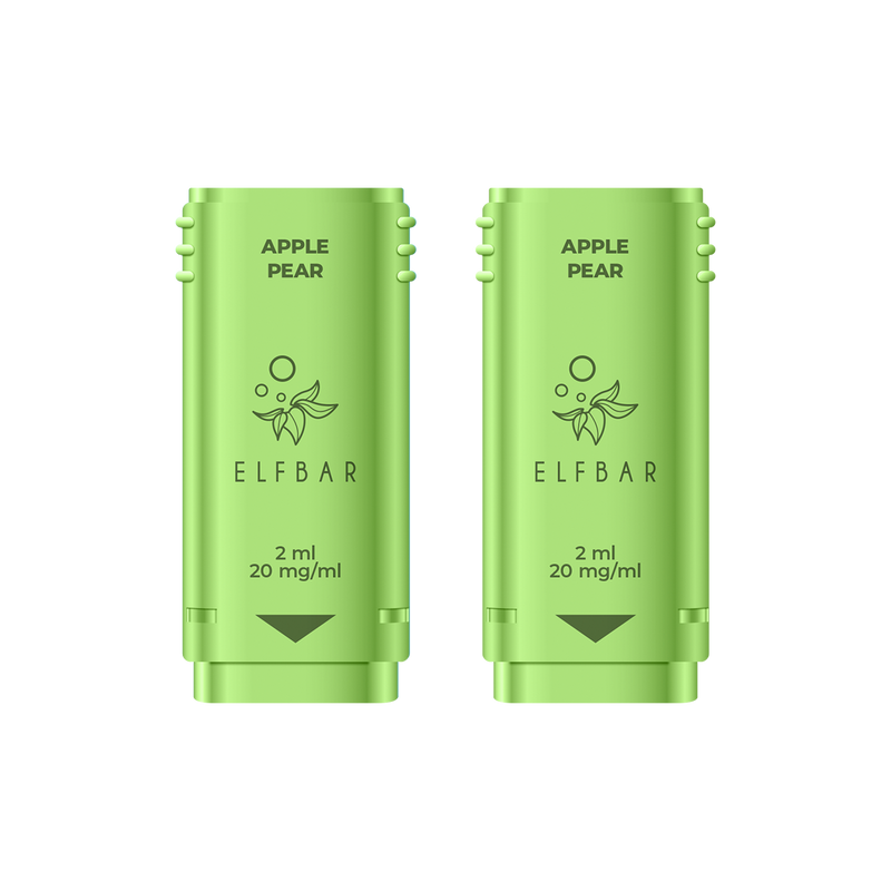 Apple Pear Elf Bar 1200 Pods 3 Packs Of Pods For £15