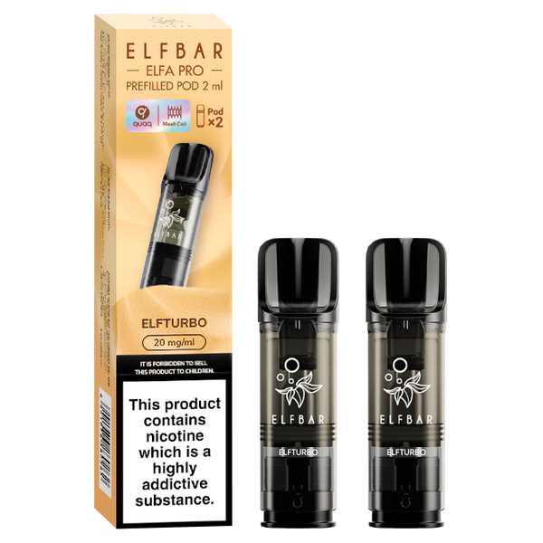 elfbar turbo reset Elf Bar ELFA Turbo Pod Vape Kit | 550mAh main image 0