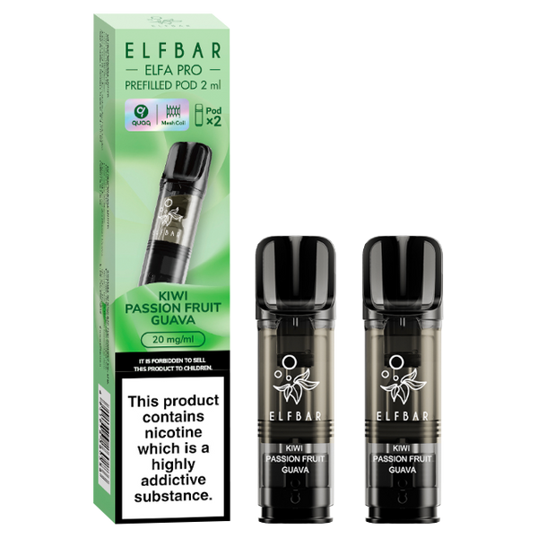 Kiwi Passion Fruit Guava Elf Bar Elfa Pro Pods Ecigwizard Kiwi Passion Fruit Guava Elf Bar Elfa Pro Pods Ecigwizard