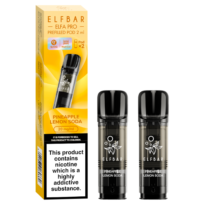 elfbar elfa master akku Pineapple Lemon Qi Elf Bar Elfa Pro Pods