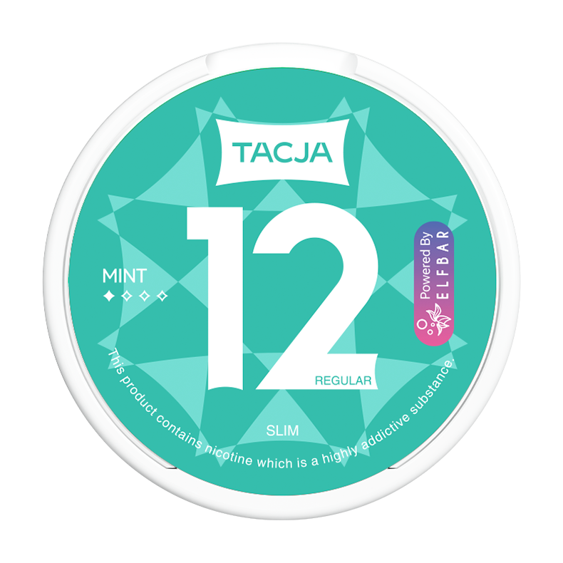Mint Elf Bar TACJA Nicotine Pouches 12mg Regular
