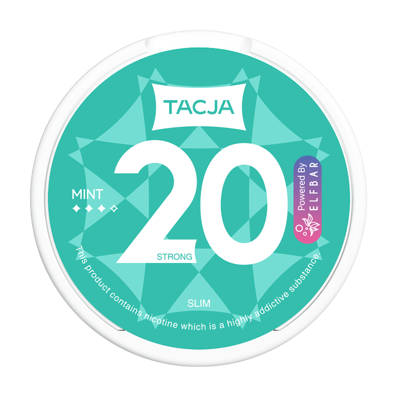 Mint Elf Bar TACJA Nicotine Pouches 20mg Strong