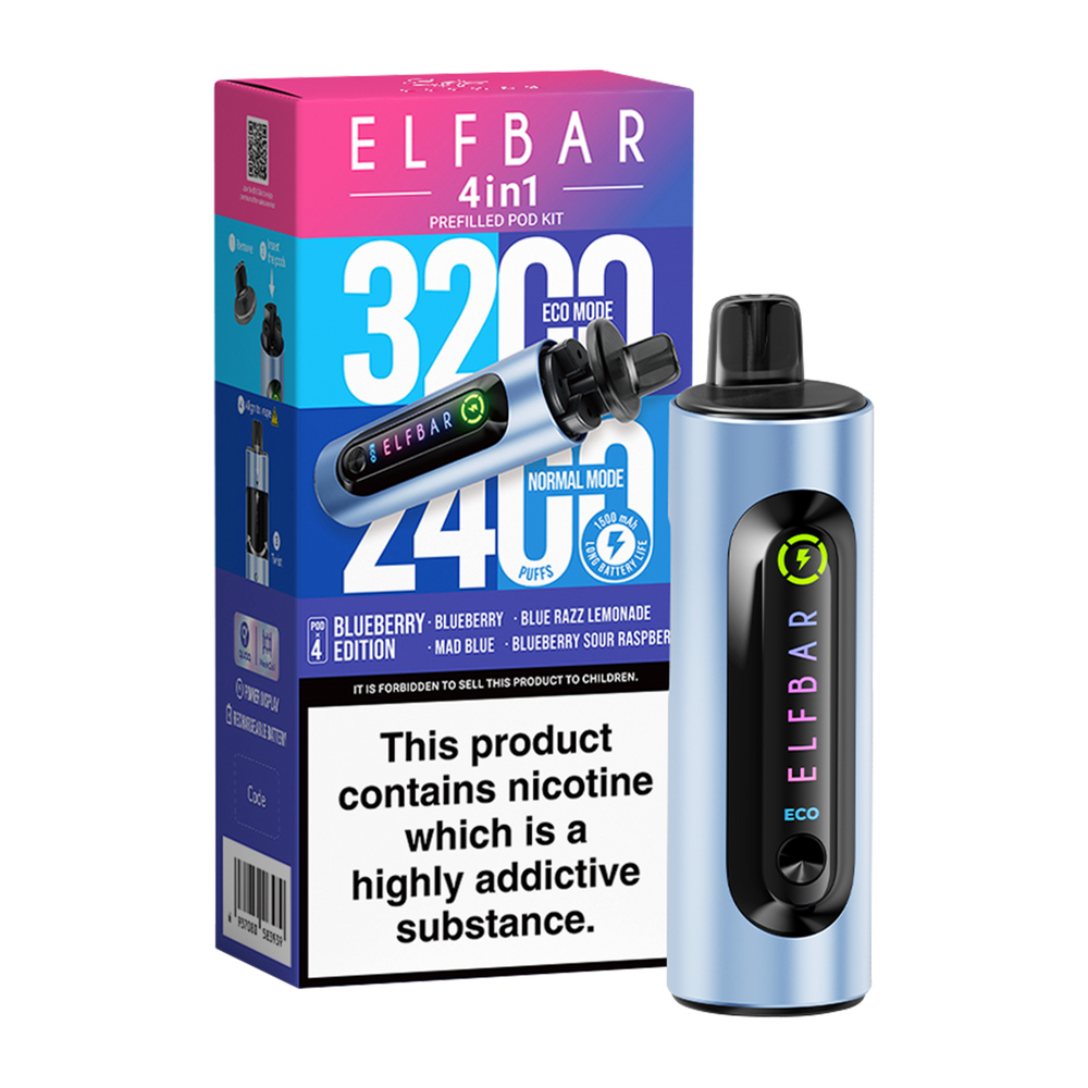 Elfbar 4in1 Vape Kit | Up to 3200 puffs Ecigwizard Elfbar 4in1 Vape Kit | Up to 3200 puffs Ecigwizard