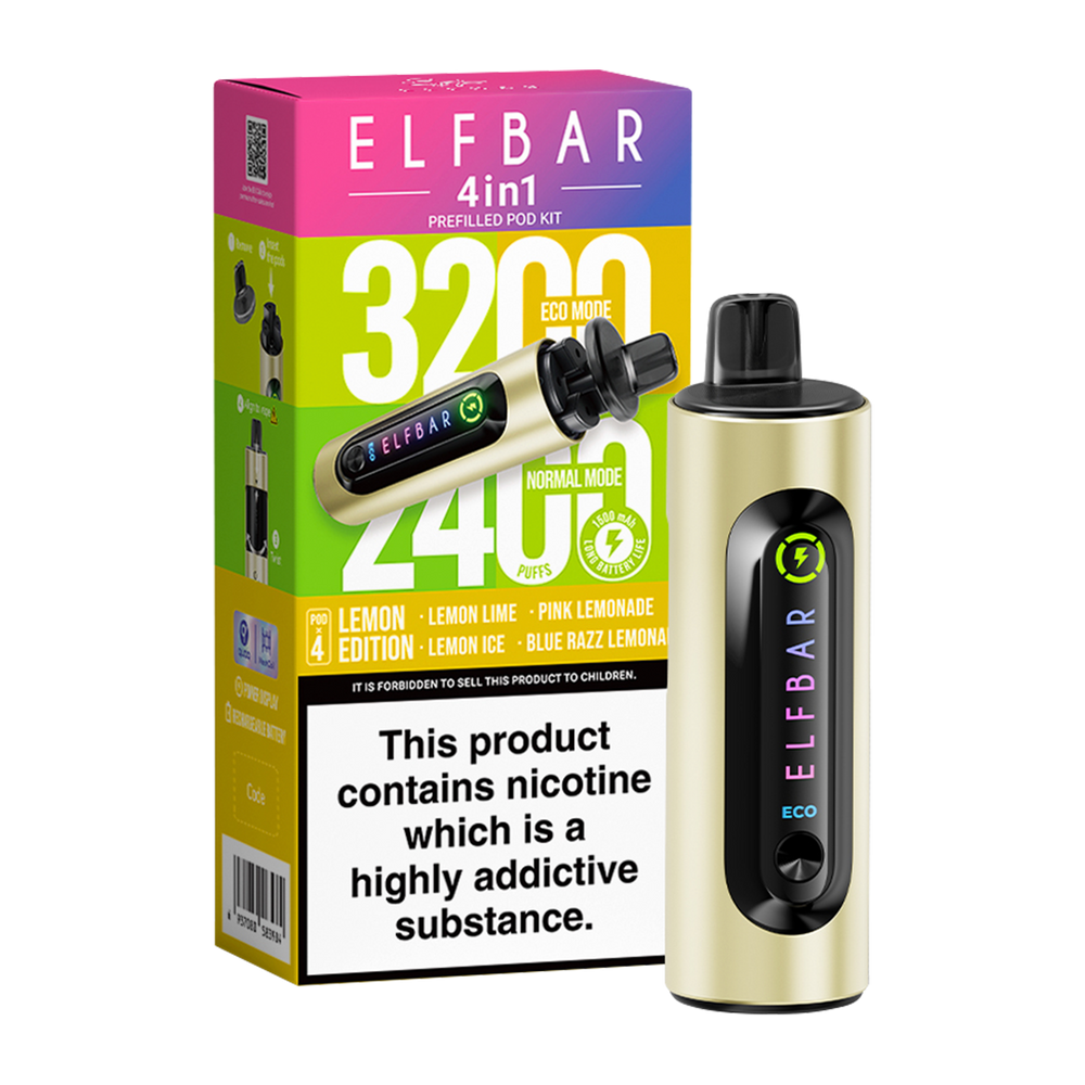 Elfbar 4in1 Vape Kit | Up to 3200 puffs Ecigwizard Elfbar 4in1 Vape Kit | Up to 3200 puffs Ecigwizard
