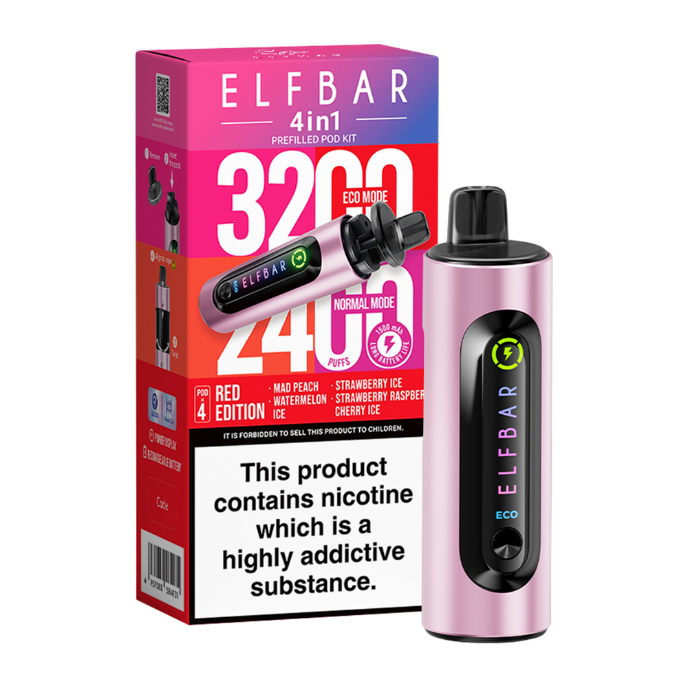 Elfbar 4in1 Vape Kit | Up to 3200 puffs Ecigwizard Elfbar 4in1 Vape Kit | Up to 3200 puffs Ecigwizard
