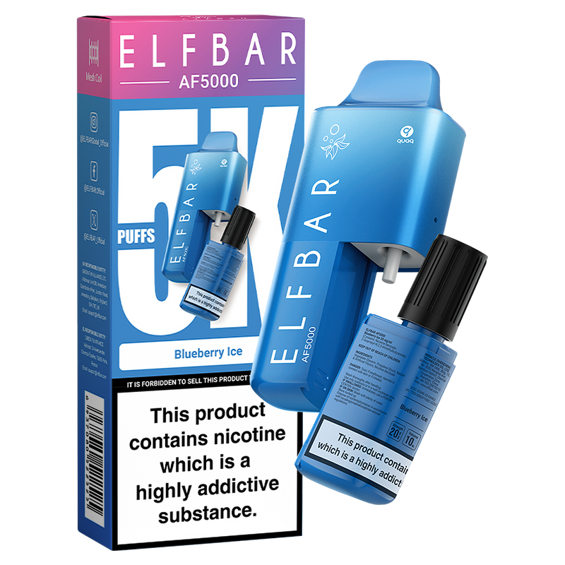 Blueberry Ice Elfbar AF5000 Disposable Vape