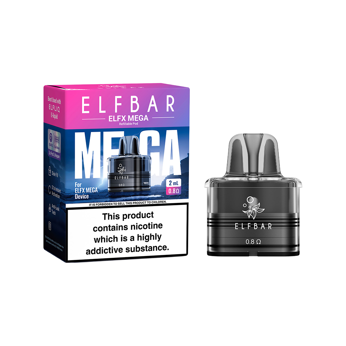 Elf Bar Refillable Pods | ELFX Replacement Pods | Ecigwizard Elf Bar Refillable Pods | ELFX Replacement Pods | Ecigwizard