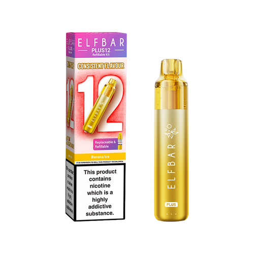 elfbar plus12 kit banana ice