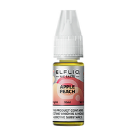 elfliq by elfbar nic salts 10ml apple peach