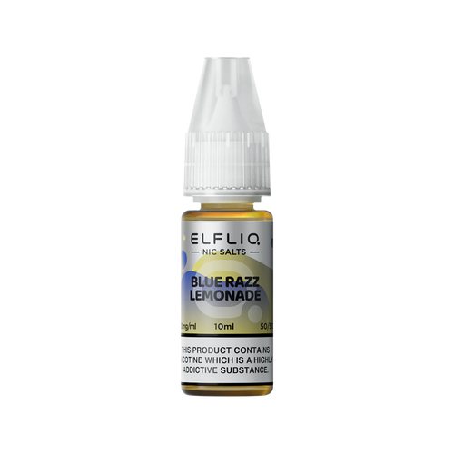 elfliq by elfbar nic salts 10ml blue razz lemonade
