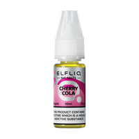 elfliq by elfbar nic salts 10ml cherry cola