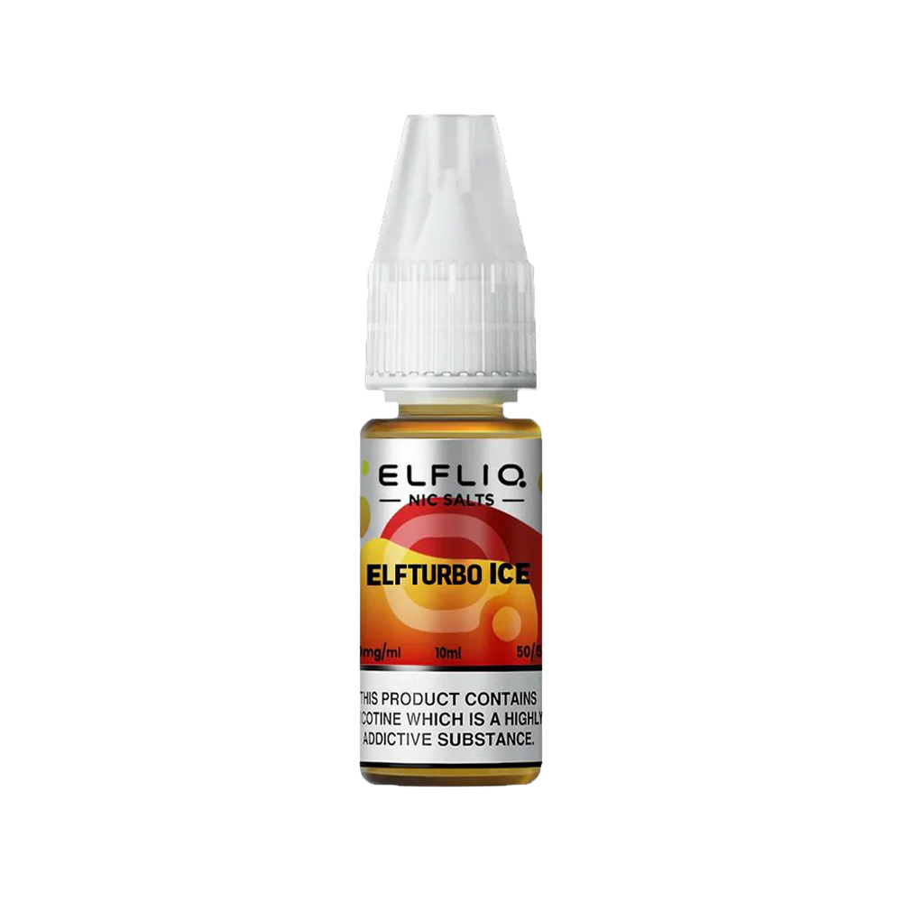 elfliq by elfbar nic salts 10ml elfturbo ice