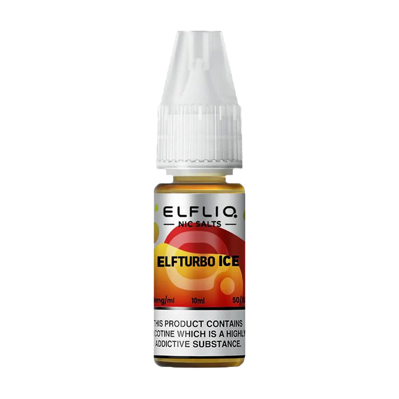 elfliq by elfbar nic salts 10ml elfturbo ice