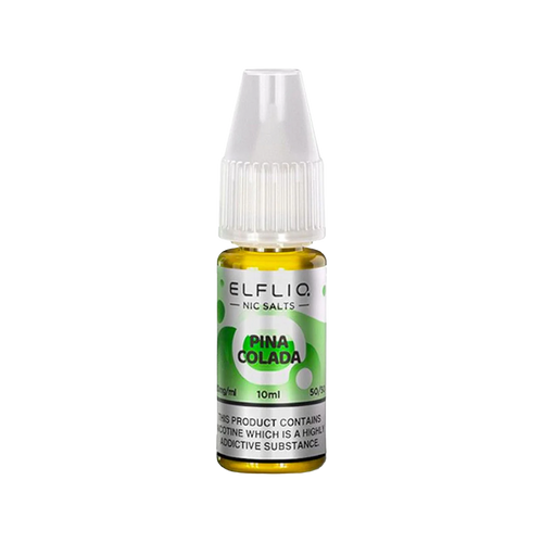 elfliq by elfbar nic salts 10ml pina colada