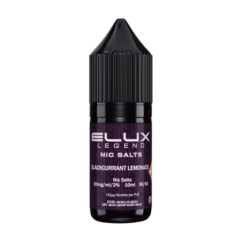 elux 10ml nic salt 10ml blackcurrant lemonade