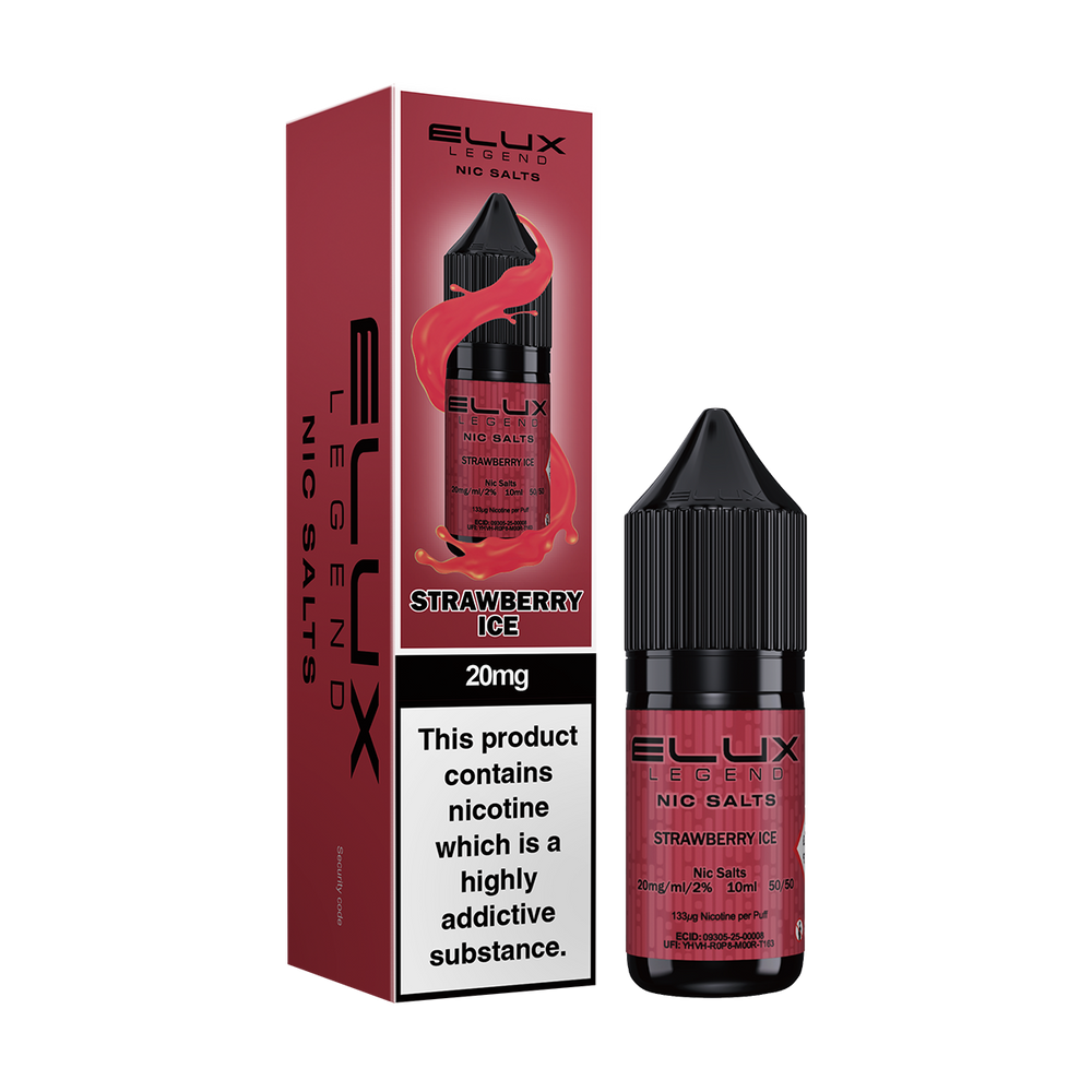 elux 10ml nic salt 10ml strawberry ice