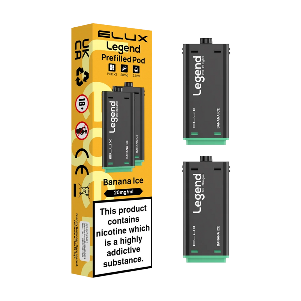 Banana Ice Elux Legend 1500 Pods – Ecigwizard