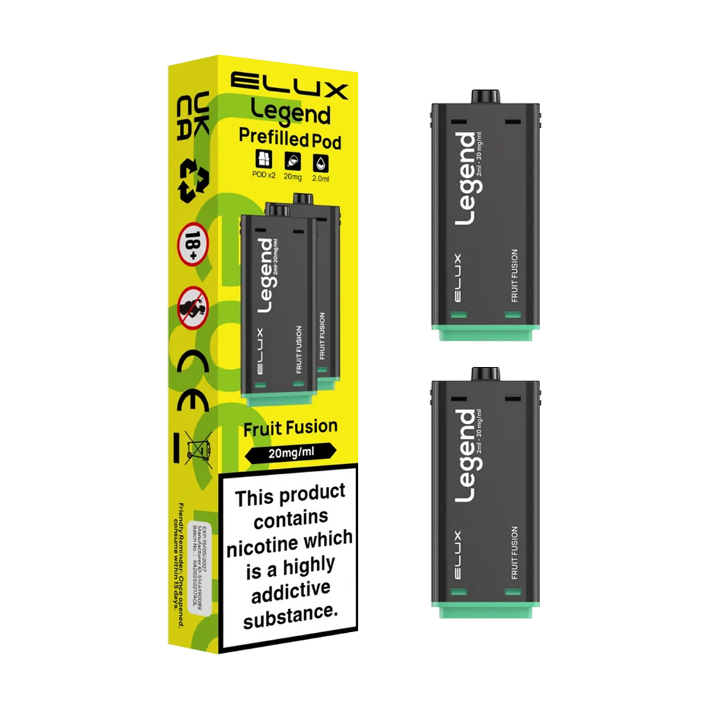 Fruit Fusion Elux Legend 1500 Pods Ecigwizard Fruit Fusion Elux Legend 1500 Pods Ecigwizard