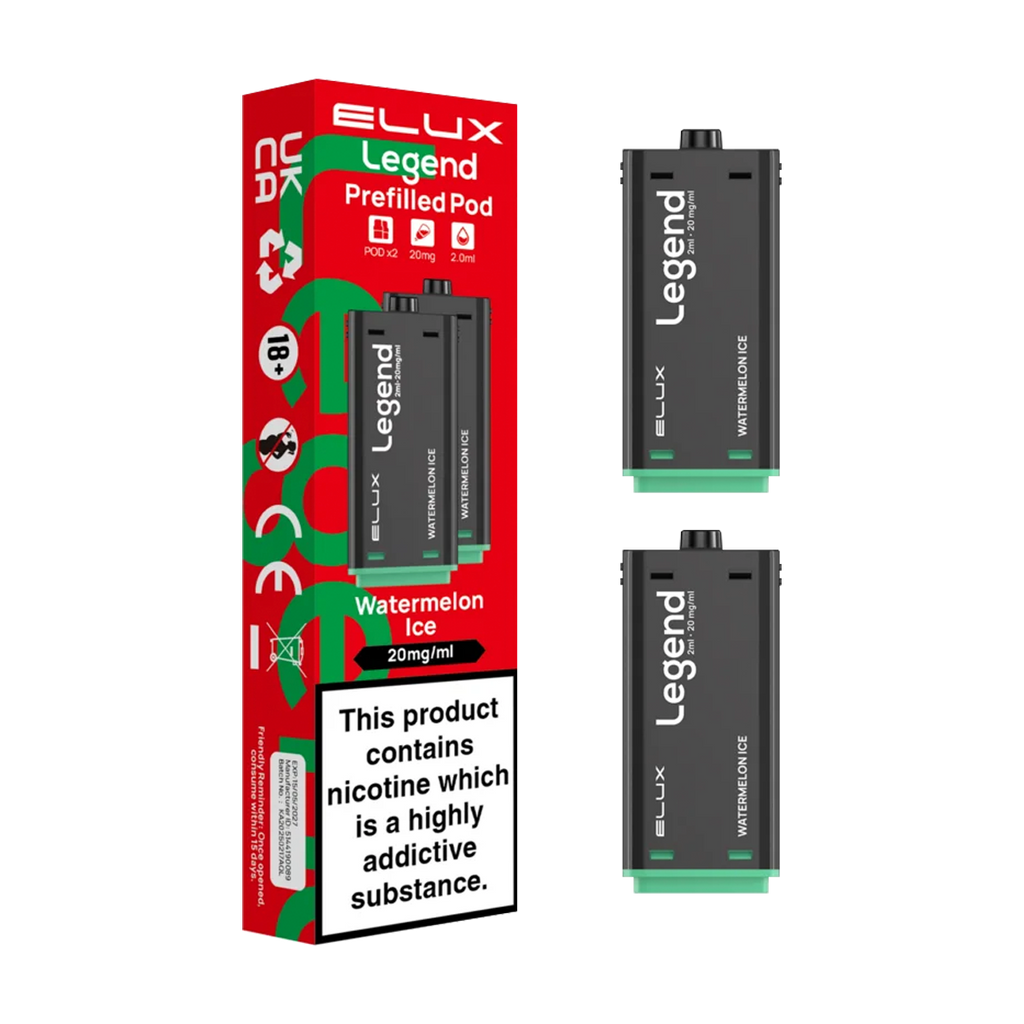 Watermelon Ice Elux Legend 1500 Pods – Ecigwizard