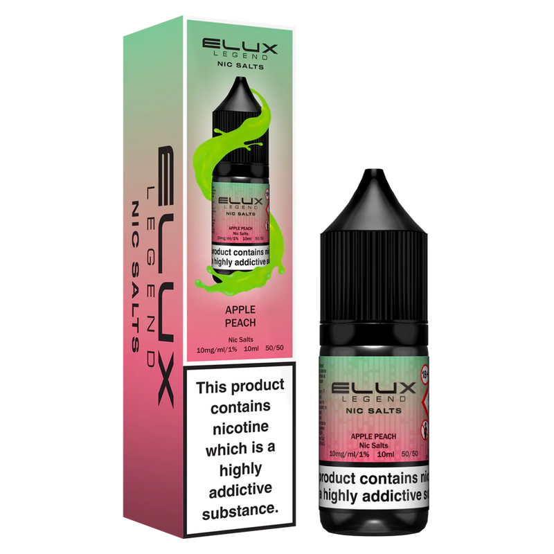 Apple Peach Nic Salt by Elux 10ml