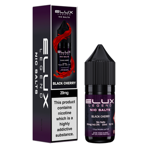 elux legend nic salts black cherry