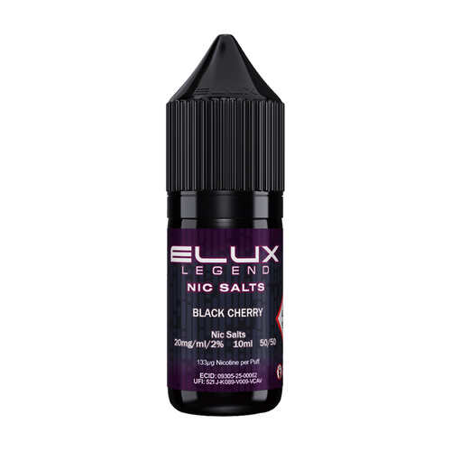 elux legend nic salts black cherry