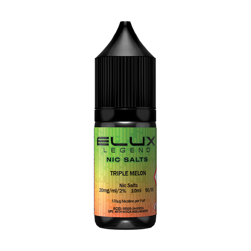 elux legend nic salts triple melon 10ml